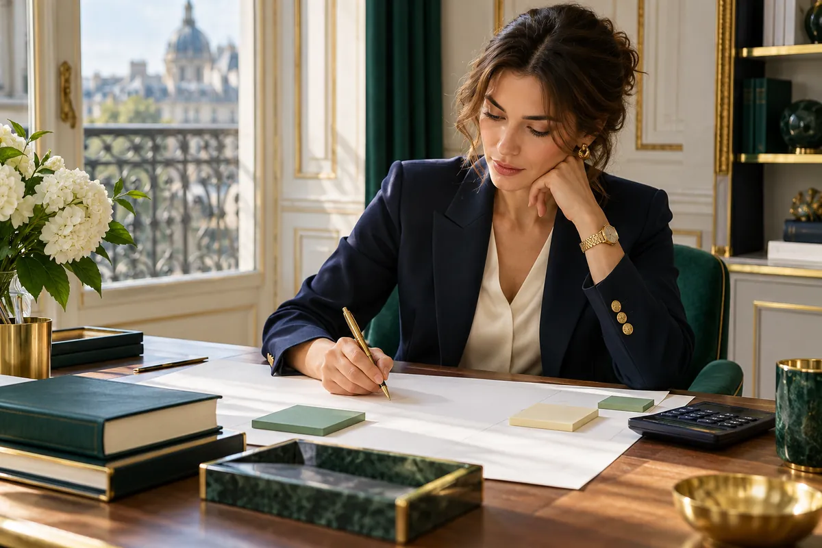 Illustration éditoriale du guide : Business plan simple : chiffrer une idée avant de dépenser