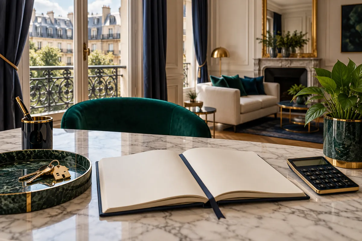 Illustration éditoriale du guide : Rendement locatif : passer du brut au net sans oublier les vacances